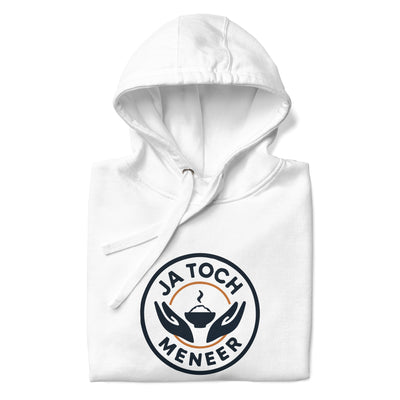 Premium Hoodie – Ja Toch Meneer “Feeding People” Badge