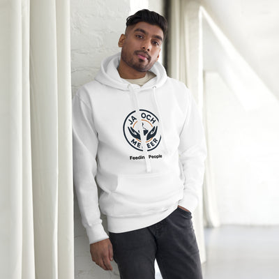 Premium Hoodie – Ja Toch Meneer “Feeding People” Badge